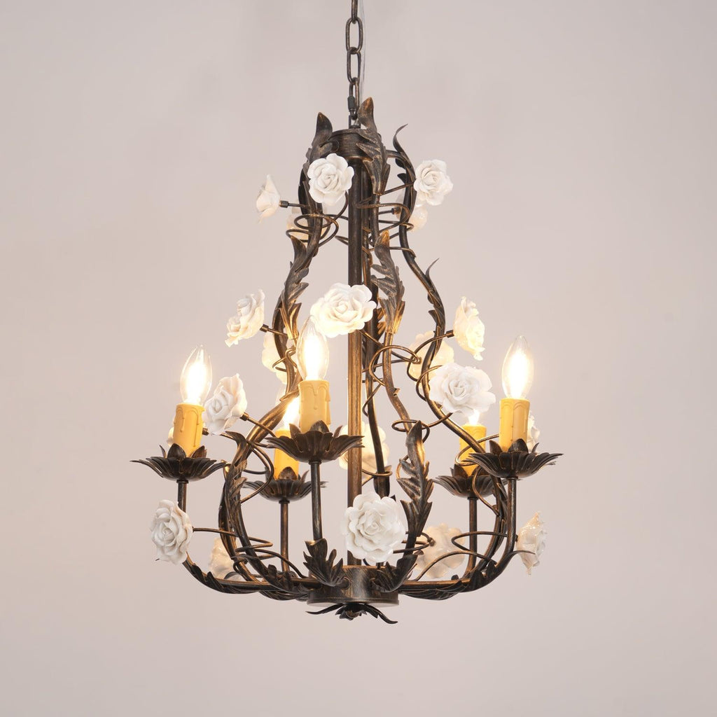 Erlenoria Ceramic Chandelier-Moonnatur