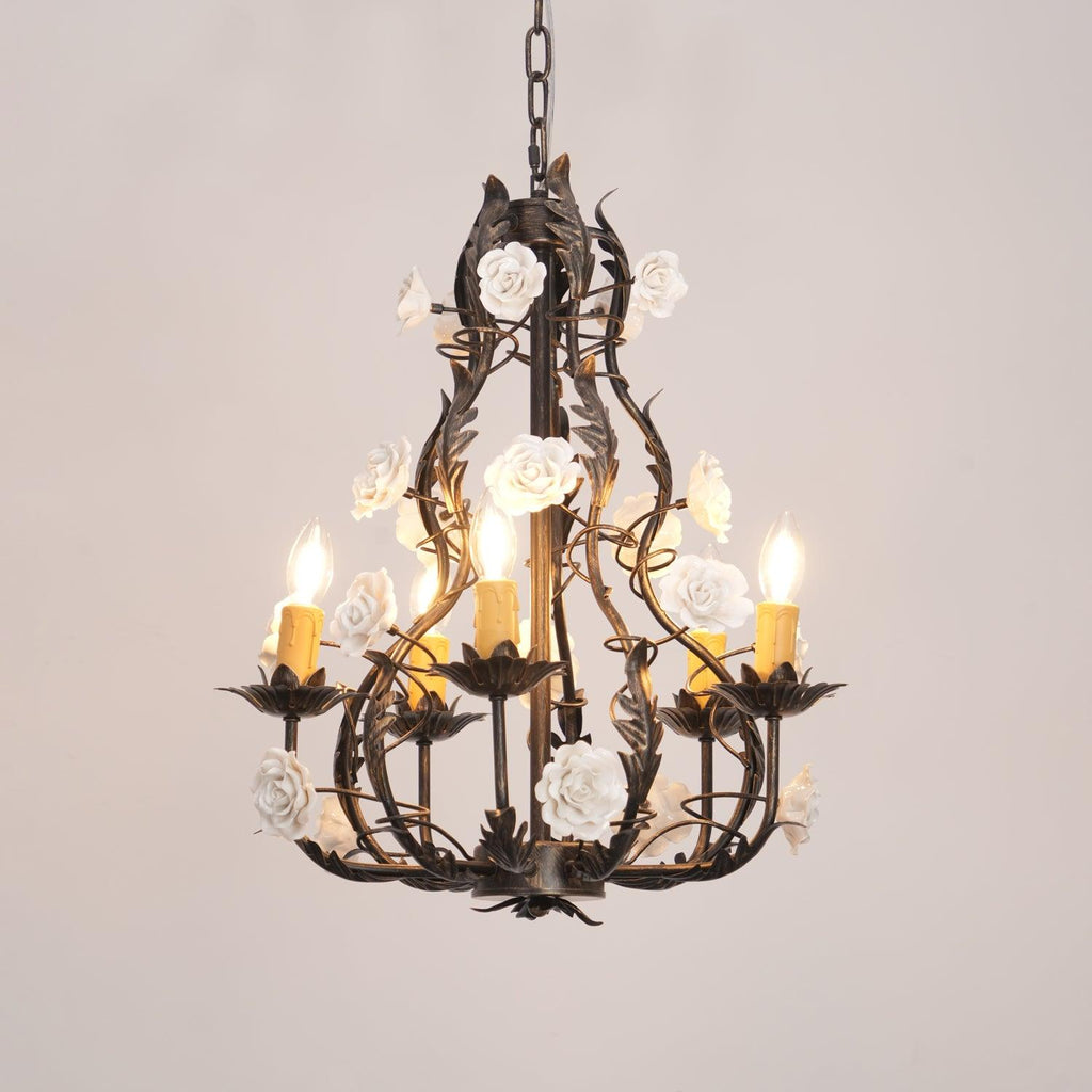 Erlenoria Ceramic Chandelier-Moonnatur