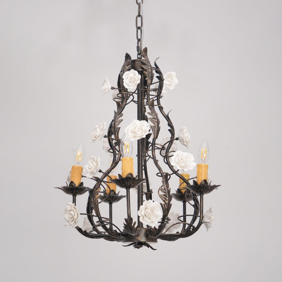 Erlenoria Ceramic Chandelier-Moonnatur