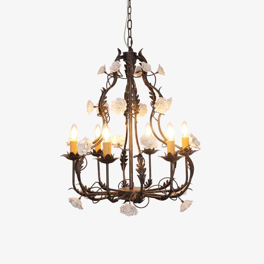 Erlenoria Ceramic Chandelier-Moonnatur