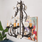 Erlenoria Ceramic Chandelier-Moonnatur