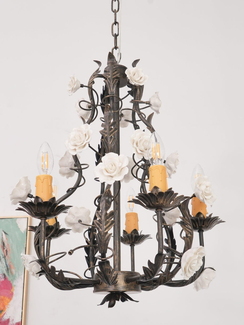 Erlenoria Ceramic Chandelier-Moonnatur