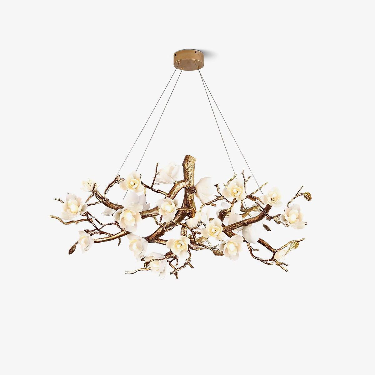 Eshara Ceramic Chandelier-Moonnatur