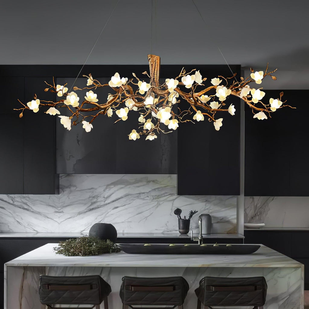 Eshara Ceramic Chandelier-Moonnatur