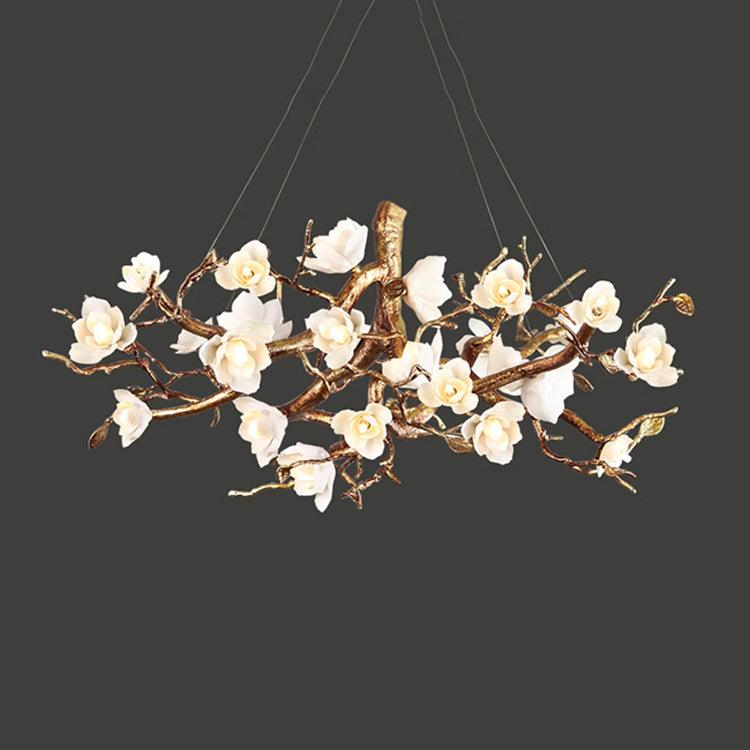 Eshara Ceramic Chandelier-Moonnatur