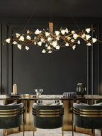 Eshara Ceramic Chandelier-Moonnatur