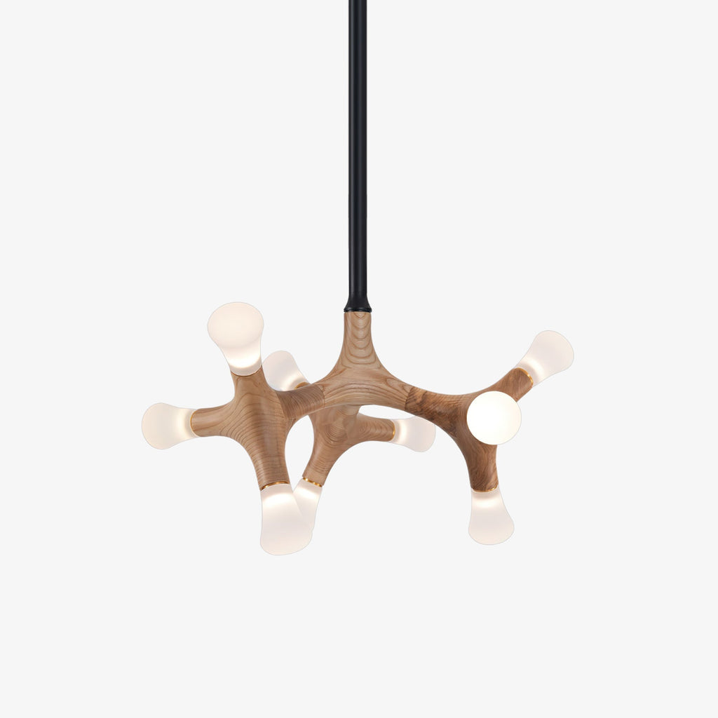 Ilvenelle Wood Pendant Light-Moonnatur