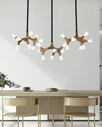 Ilvenelle Wood Pendant Light-Moonnatur