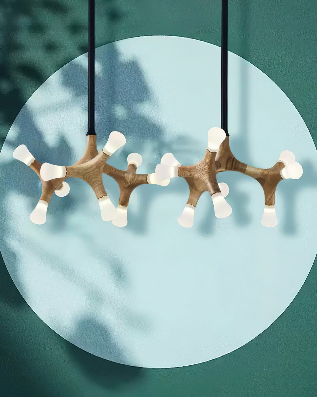 Ilvenelle Wood Pendant Light-Moonnatur