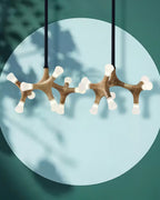 Ilvenelle Wood Pendant Light-Moonnatur