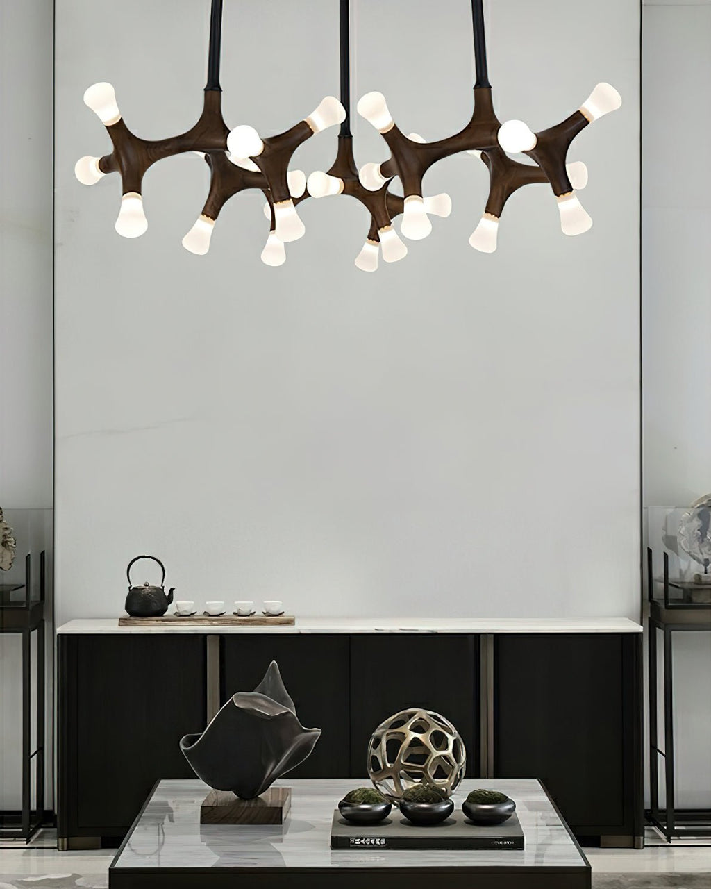 Ilvenelle Wood Pendant Light-Moonnatur