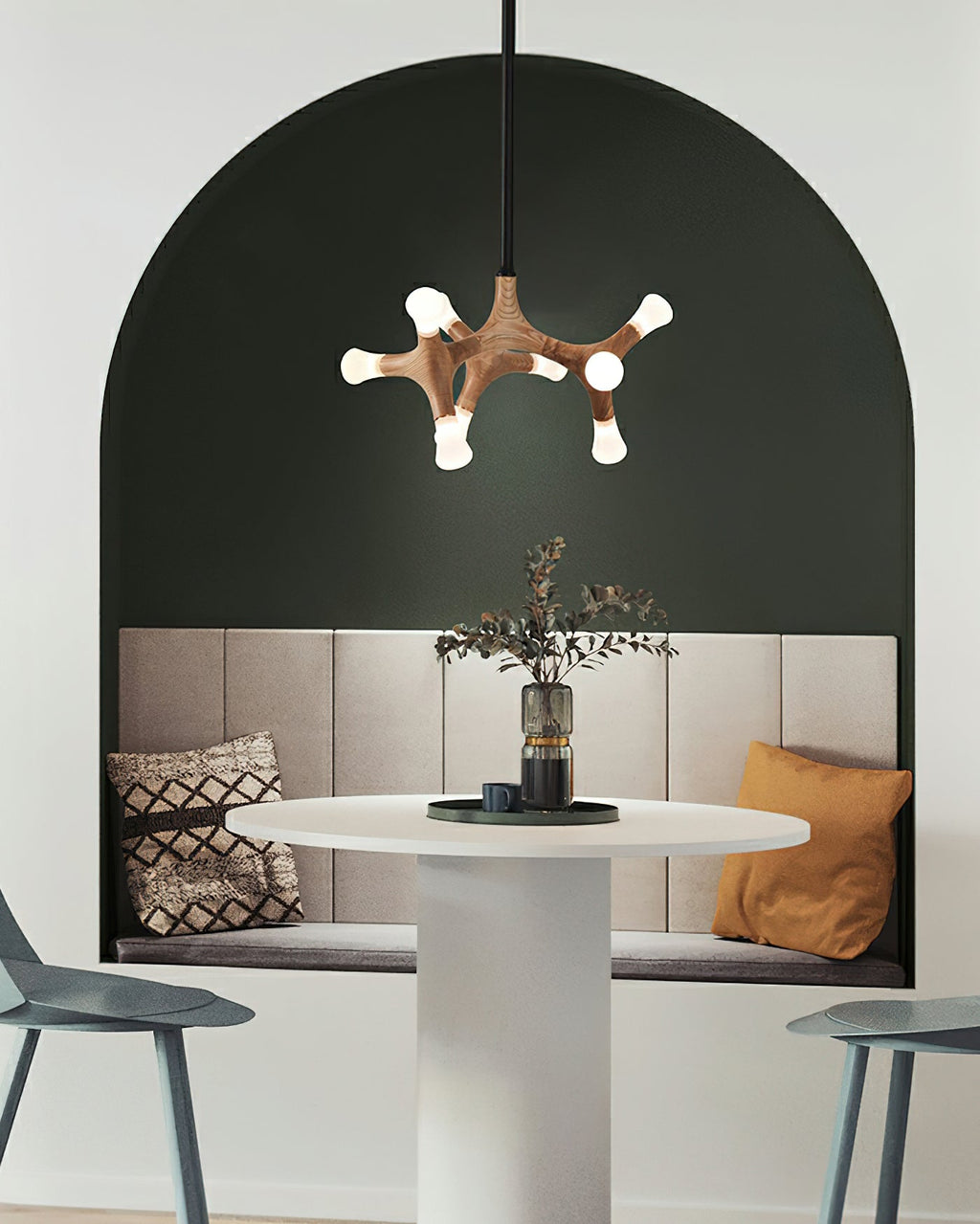 Ilvenelle Wood Pendant Light-Moonnatur