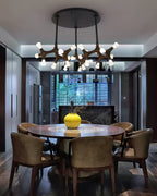 Ilvenelle Wood Pendant Light-Moonnatur