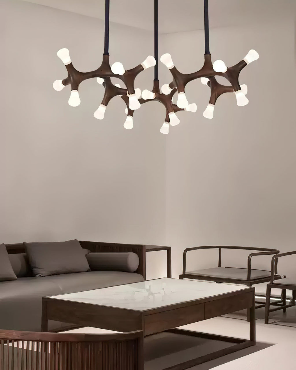 Ilvenelle Wood Pendant Light-Moonnatur