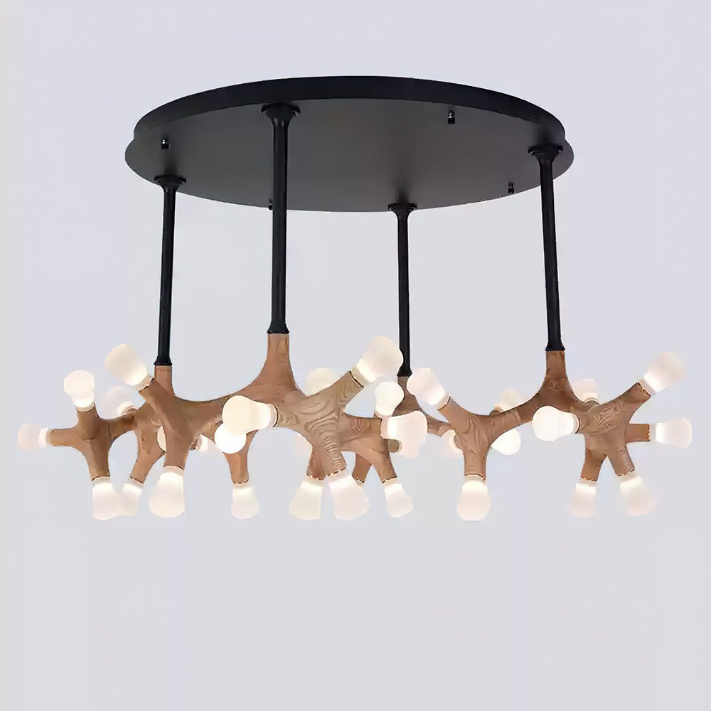 Ilvenelle Wood Pendant Light-Moonnatur