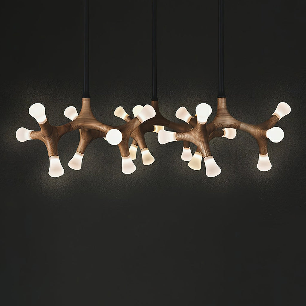 Ilvenelle Wood Pendant Light-Moonnatur