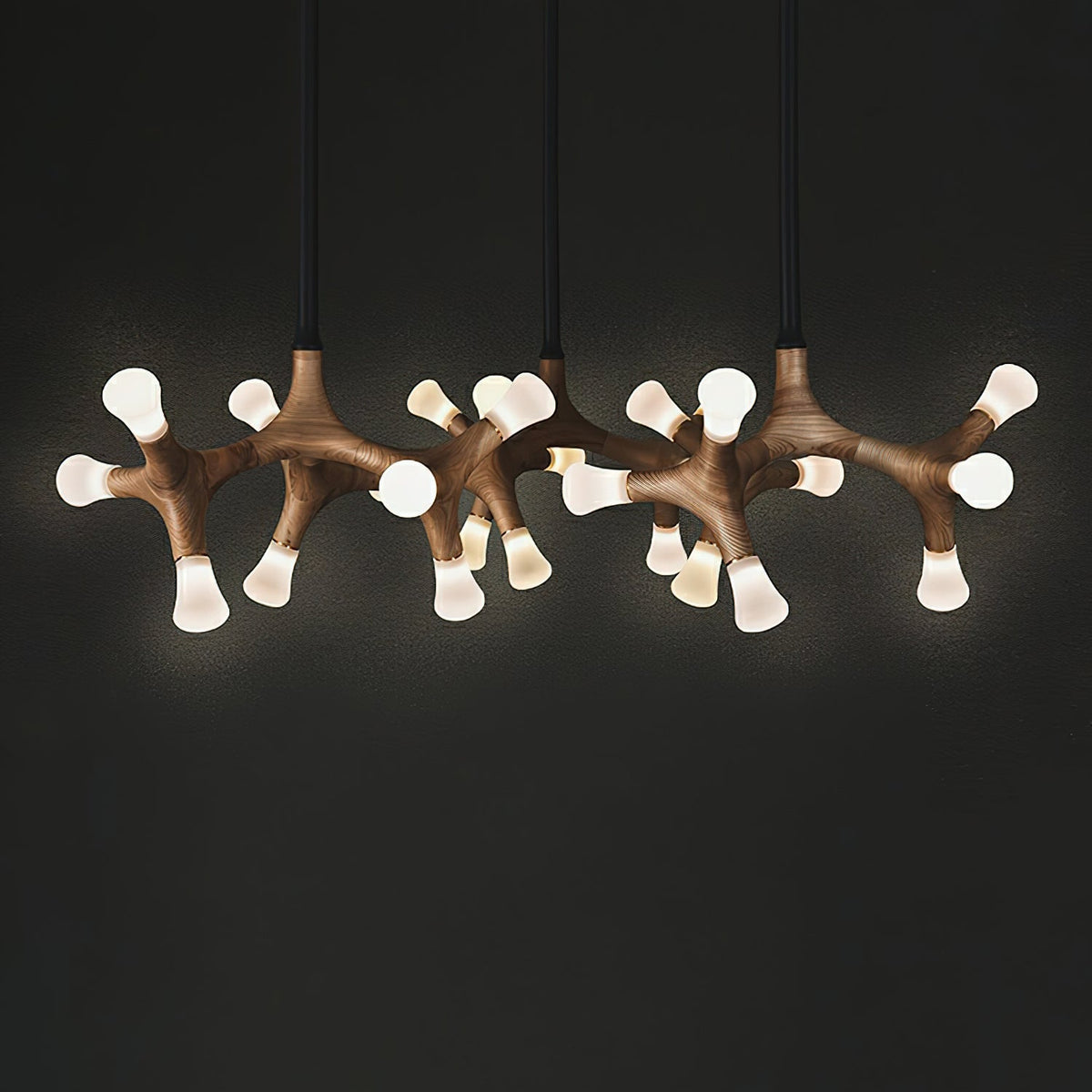 Ilvenelle Wood Pendant Light-Moonnatur