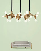 Ilvenelle Wood Pendant Light-Moonnatur