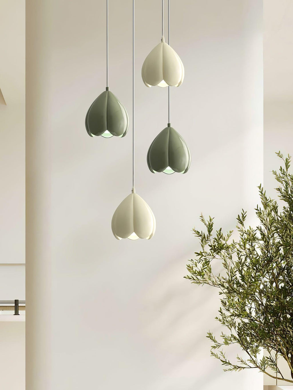 Silvenora Resin Pendant Light-Moonnatur