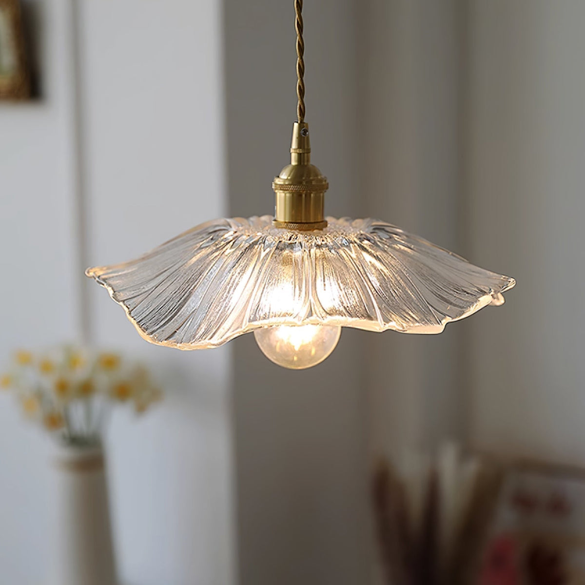 Calia Flower Glass Ceiling/Pendant Light - Neutralighting