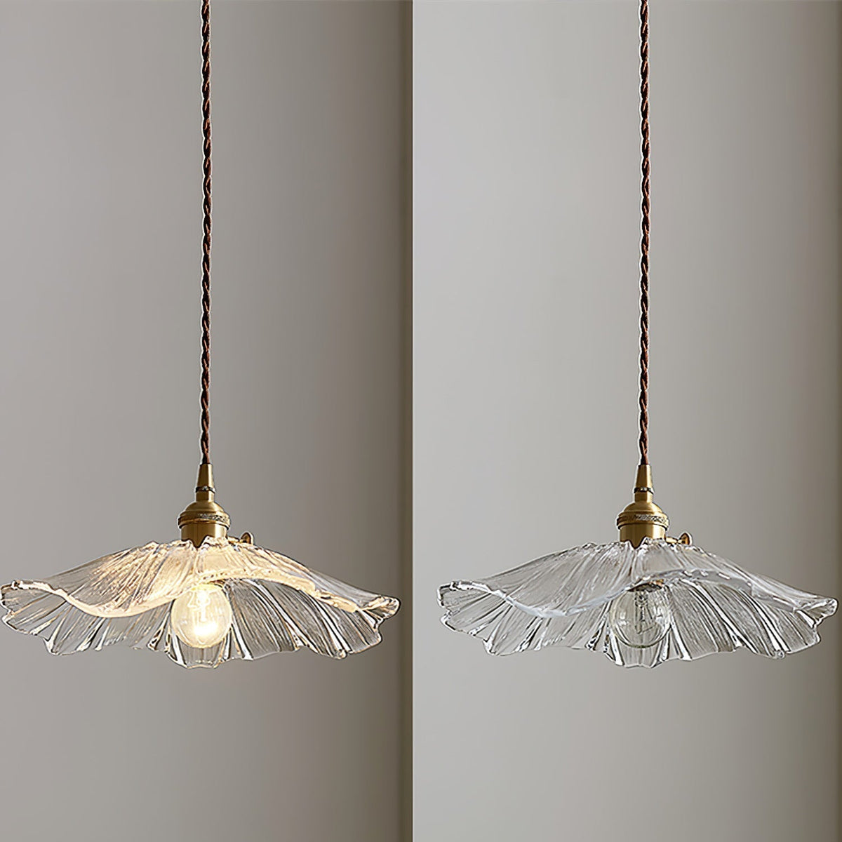Calia Flower Glass Ceiling/Pendant Light - Neutralighting