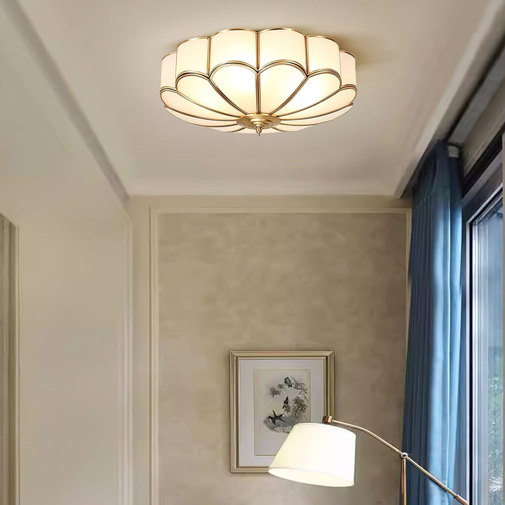 Idrisella Glass Ceiling Light-Moonnatur