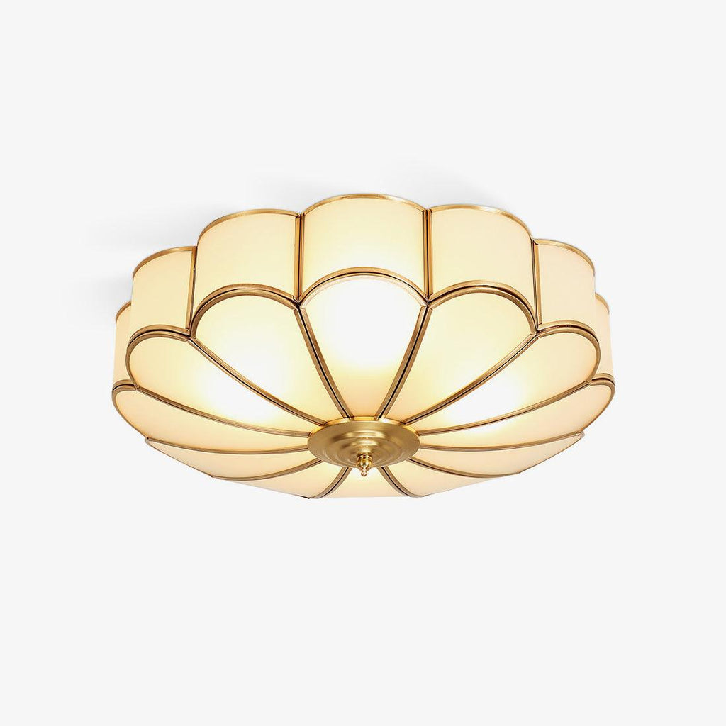 Carnelmere Glass Ceiling Light-Moonnatur