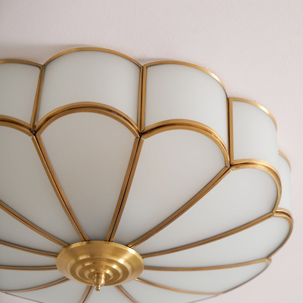 Idrisella Glass Ceiling Light-Moonnatur