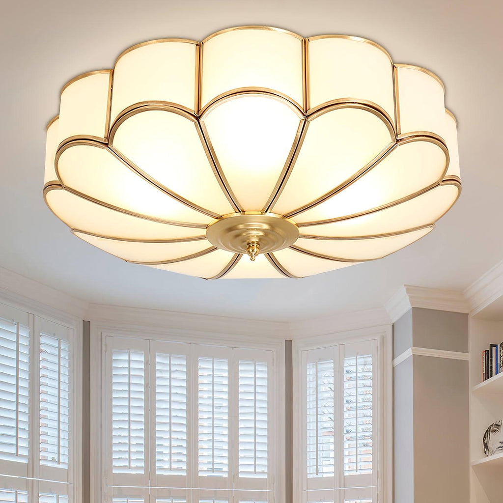 Idrisella Glass Ceiling Light-Moonnatur