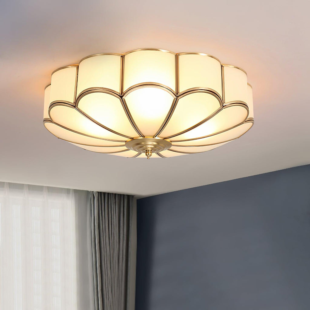 Idrisella Glass Ceiling Light-Moonnatur