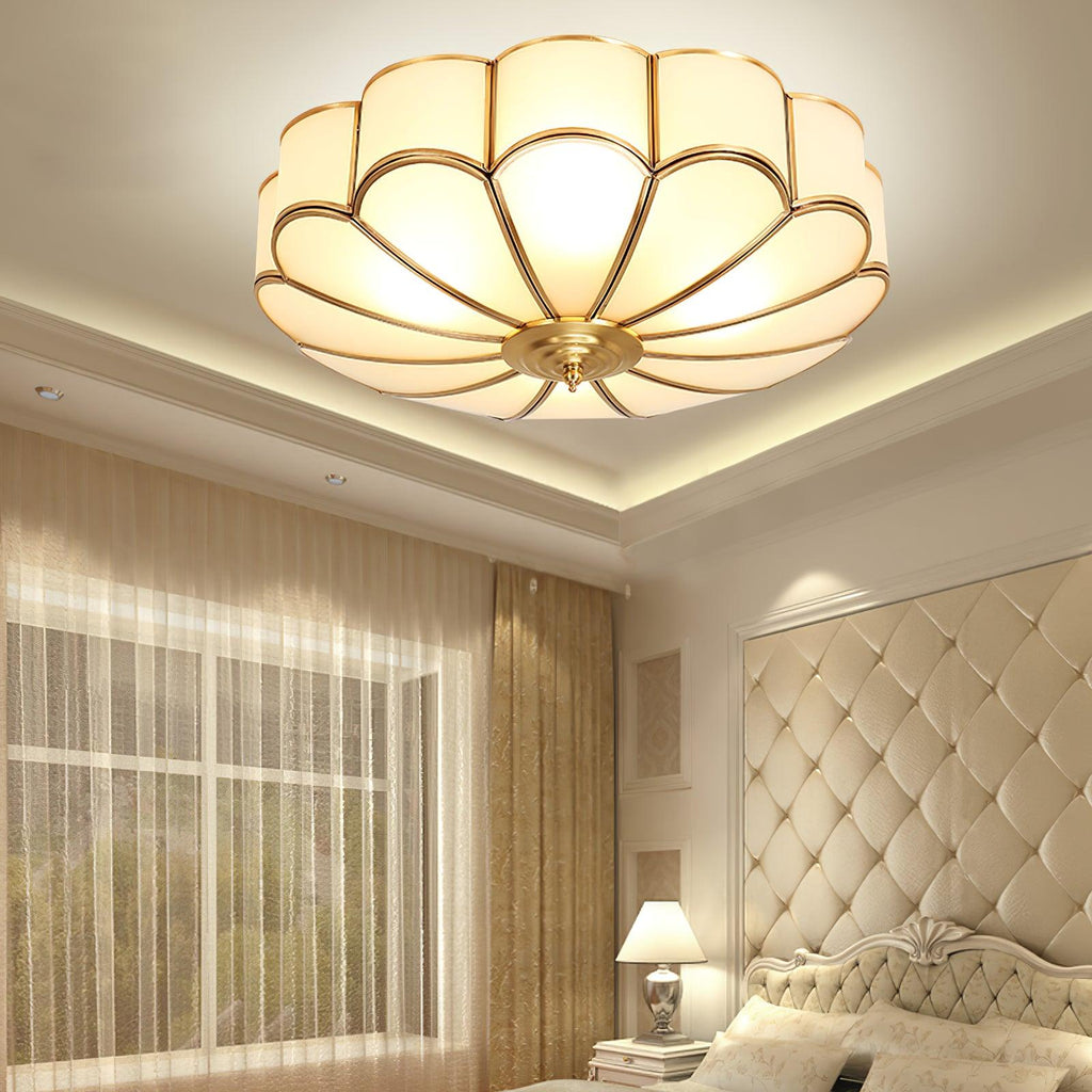 Idrisella Glass Ceiling Light-Moonnatur