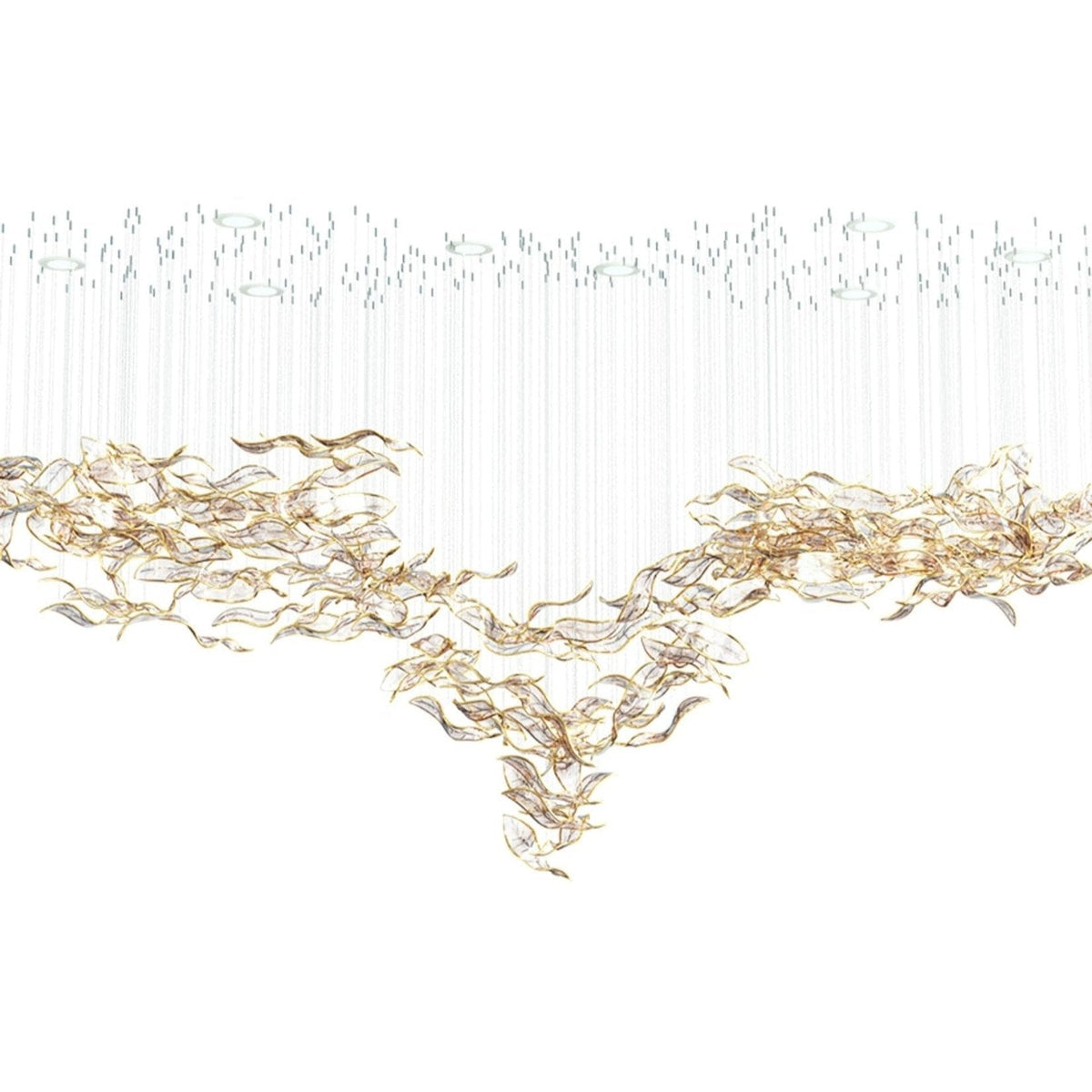 Darrowia Glass Chandelier-Moonnatur