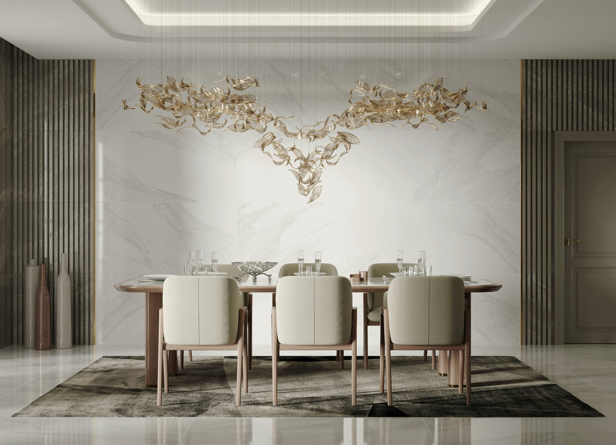 Darrowia Glass Chandelier-Moonnatur