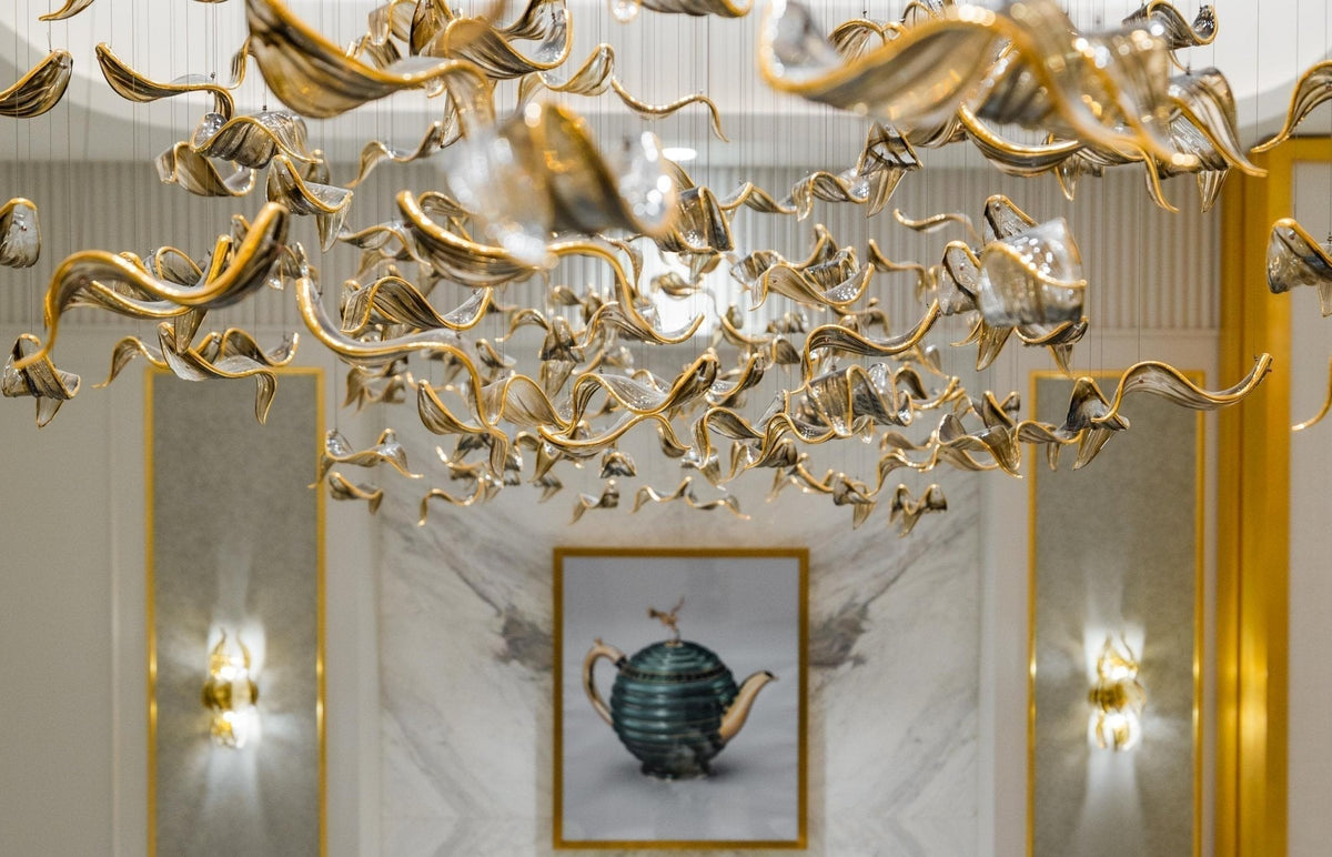 Darrowia Glass Chandelier-Moonnatur