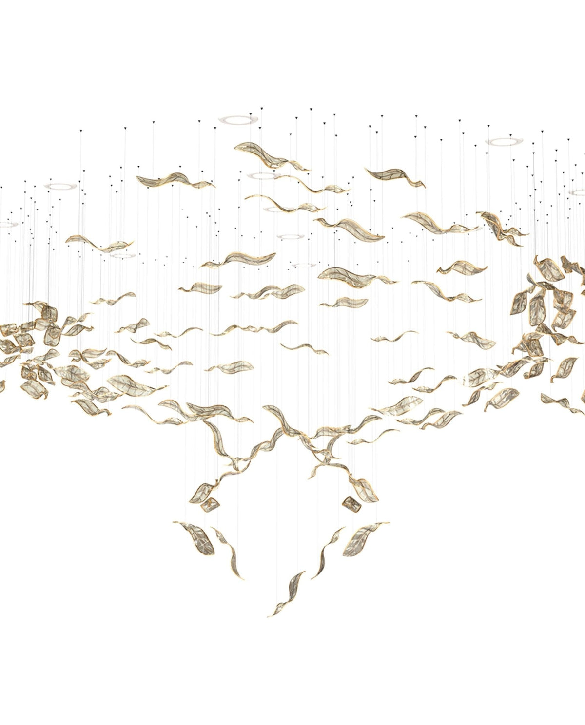 Darrowia Glass Chandelier-Moonnatur