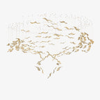Darrowia Glass Chandelier-Moonnatur