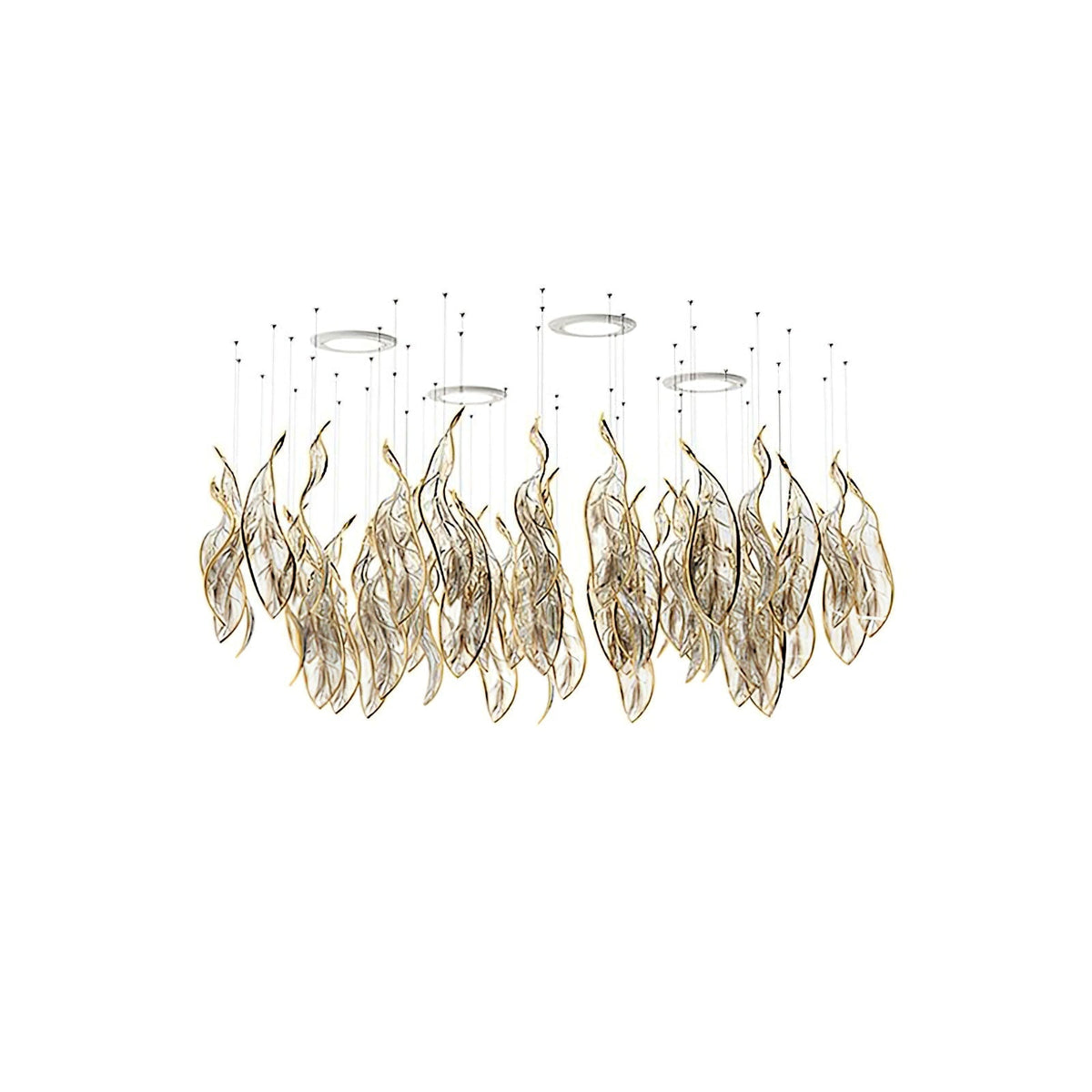 Darrowia Glass Chandelier-Moonnatur
