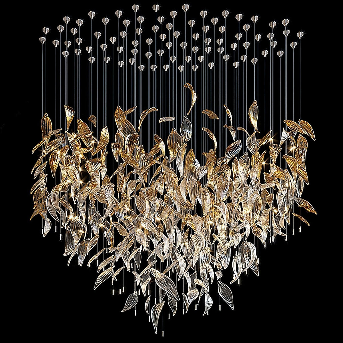 Darrowia Glass Chandelier-Moonnatur