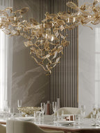 Darrowia Glass Chandelier-Moonnatur