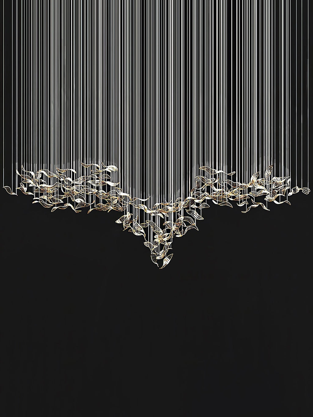 Darrowia Glass Chandelier-Moonnatur