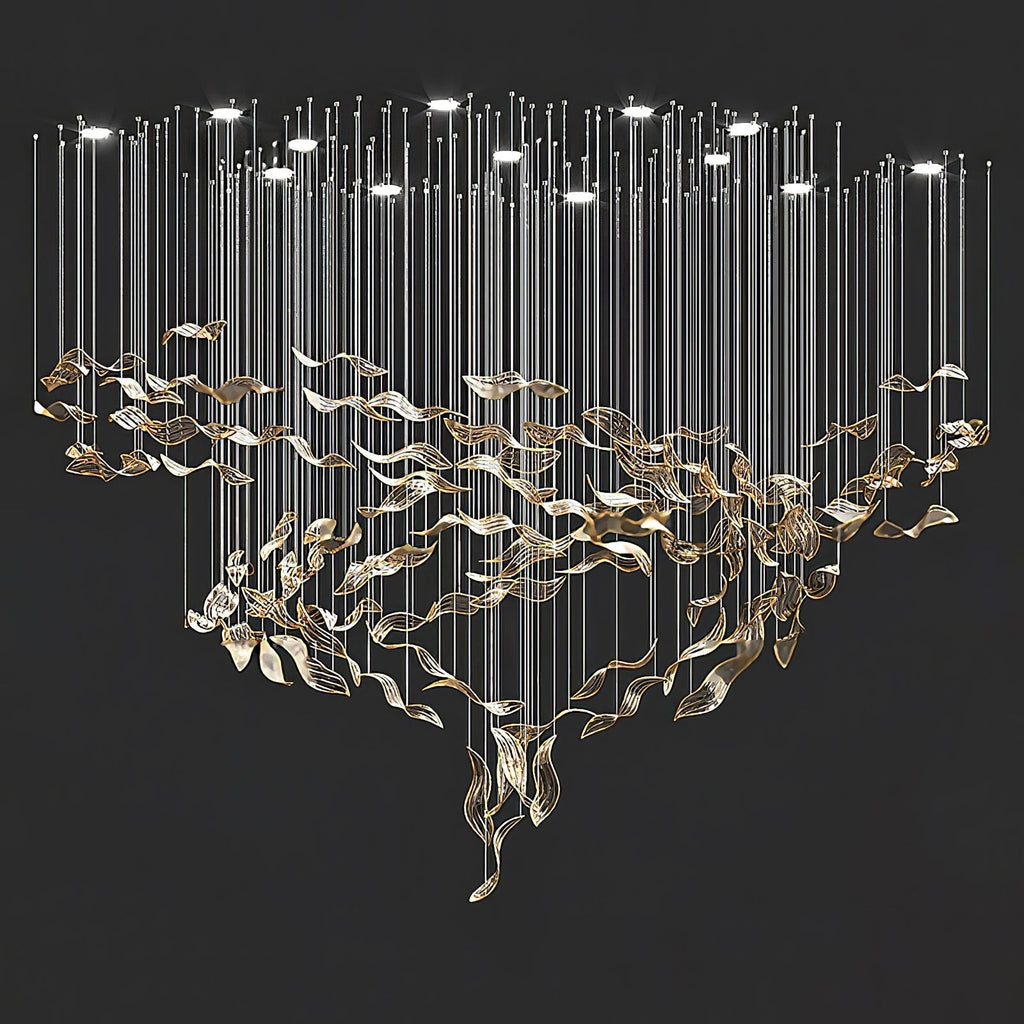 Darrowia Glass Chandelier-Moonnatur