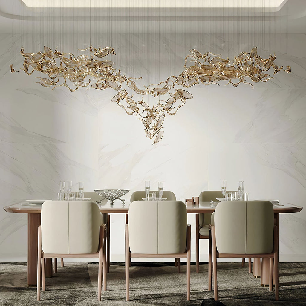 Darrowia Glass Chandelier-Moonnatur