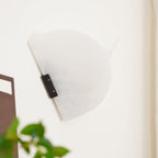 Weldenford Alabaster Wall Light-Moonnatur