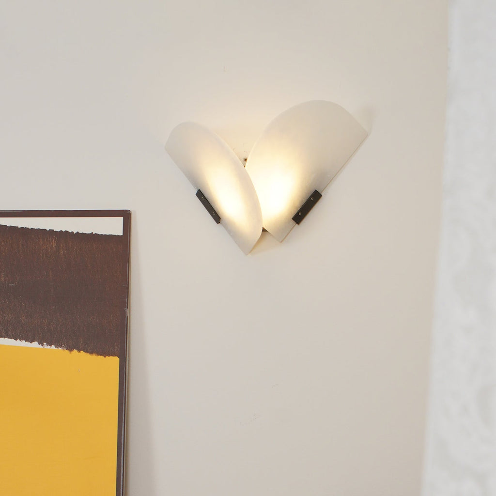 Weldenford Alabaster Wall Light-Moonnatur