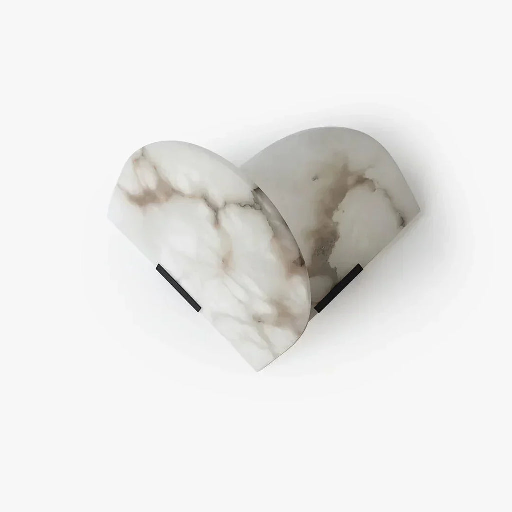 Weldenford Alabaster Wall Light-Moonnatur