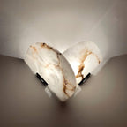 Weldenford Alabaster Wall Light-Moonnatur