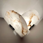 Weldenford Alabaster Wall Light-Moonnatur