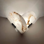 Weldenford Alabaster Wall Light-Moonnatur
