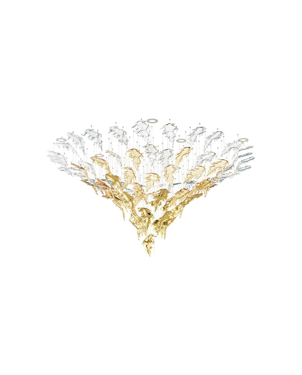 Tinora Glass Chandelier-Moonnatur