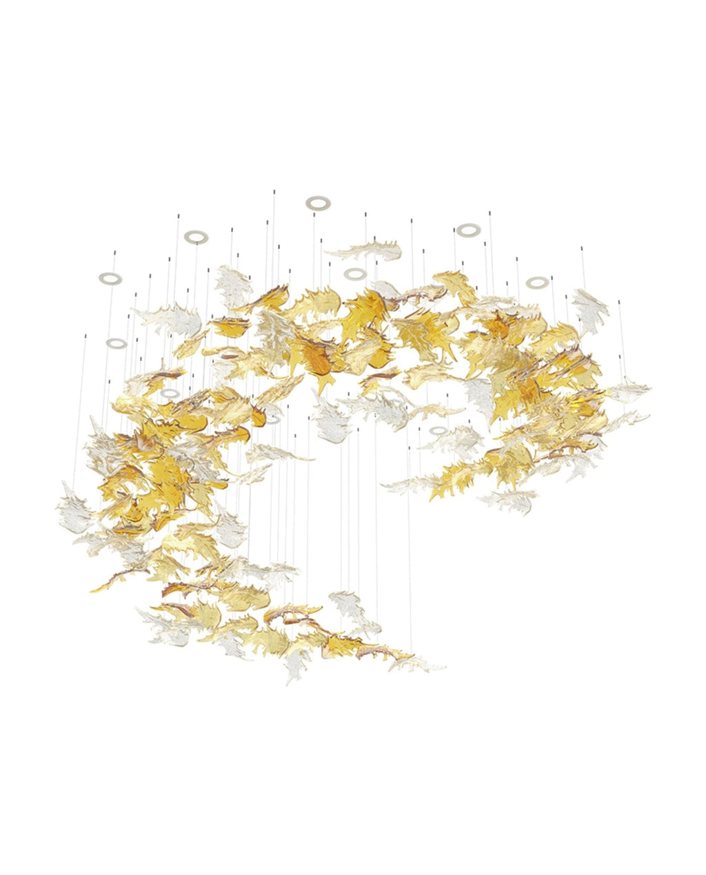 Tinora Glass Chandelier-Moonnatur